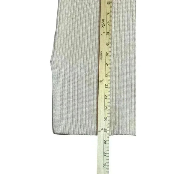 LOFT Pale Pink Boat Neck Wool Blend Sweater With Side Slits  Size Medium - Picture 9 of 9